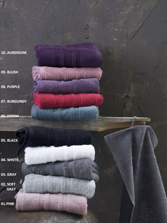 Rythmos Bath Towel Lagoon 70x140cm 12 White Weight 500gr/m²