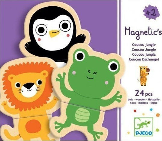 Djeco Magnetic Construction Toy Ζώα του Δάσους Kid 2++ years