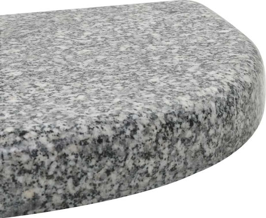 vidaXL Schirmständer aus Beton in Gray Farbe 40x28x4cm