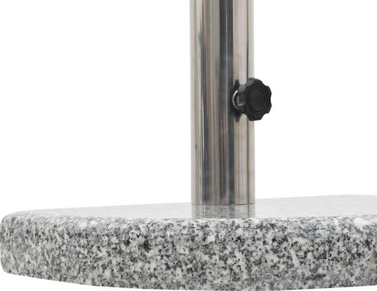 vidaXL Schirmständer aus Beton in Gray Farbe 40x28x4cm