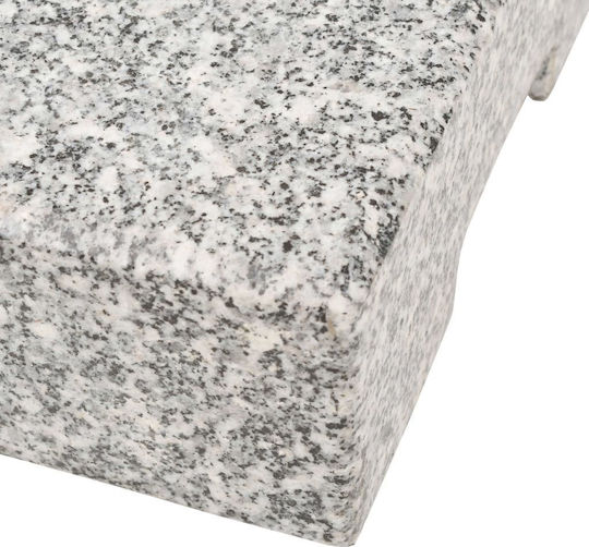 vidaXL Стойка за чадър от Цимент в Сив Цвят 45x25x38.5см