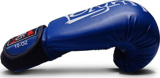 Olympus Sport Training III Kids Boxing Gloves made of Synthetic Leather for Match Blue