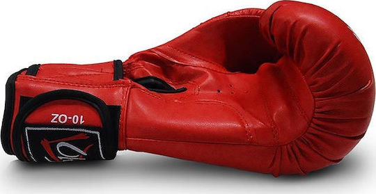 Olympus Sport Training III Kinder Boxhandschuhe aus Synthetikleder für Kampf Rot