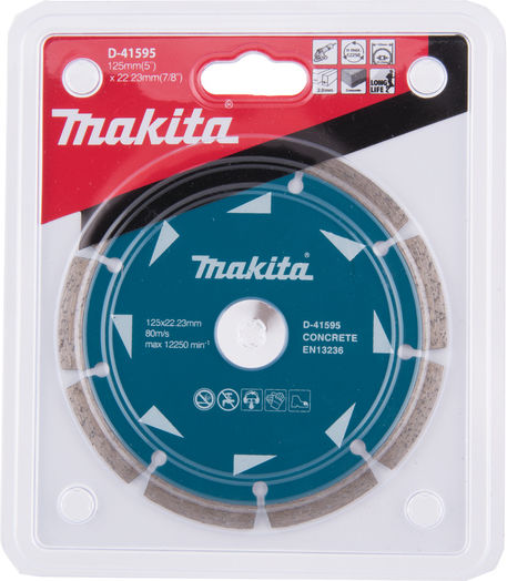 Makita Diamond Cutting Disc for Concrete Cutting Disc Construction Materials Hole Diameter 125mm 1pcs