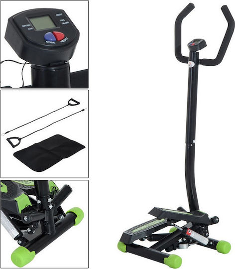 Homcom A90-128 Mini Stepper mit Widerstandsbändern