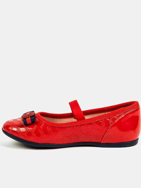 Mayoral Kids Ballerinas with Elastic Strap Red 20-43155-010