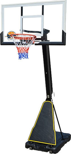 Life Sport S025S Μπασκέτα με Βάση και Ρυθμιζόμενο Ύψος 230-305εκ.