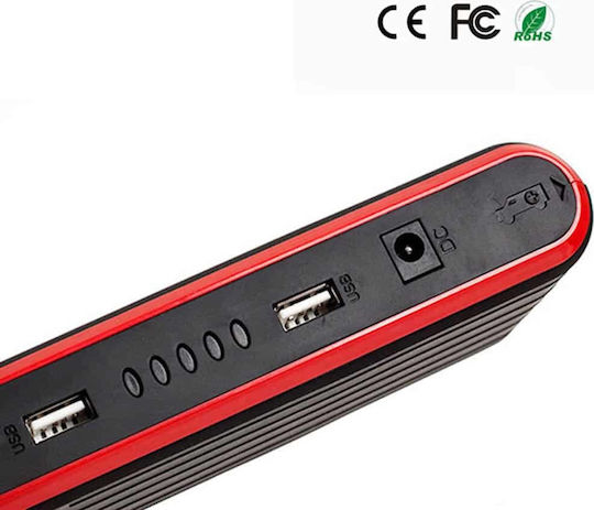 Andowl Pingan T6 Jump Starter Portable Car Battery Jump Starter 12000mAh with Power Bank / Φακό / USB 12V 12000mAh