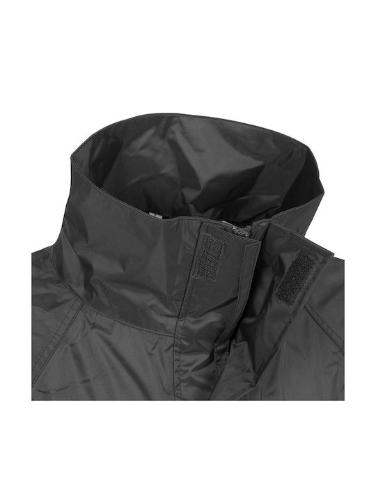 Tucano Urbano Start Diluvio Set impermeabil pentru pantaloni și jachetă de motocicletă pentru bărbați Negru Culoare