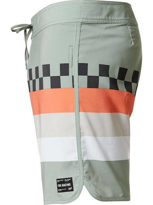 Reset Stretch 18 Men's Swimwear Bermuda Relative Green Striped