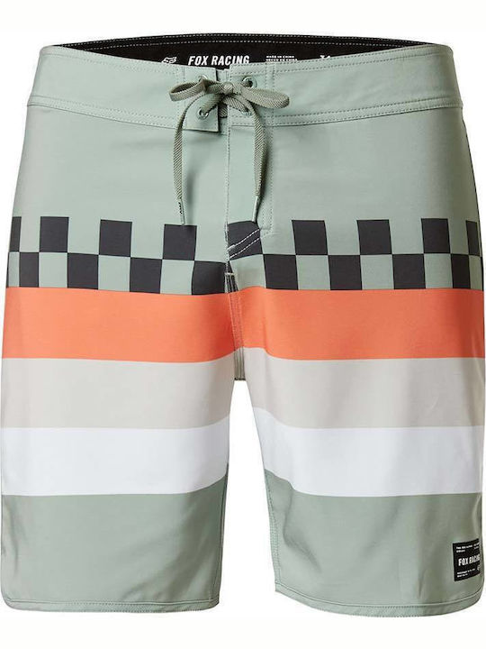 Reset Stretch 18 Men's Swimwear Bermuda Relative Green Striped
