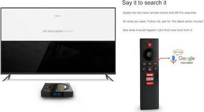 TV Box I96 Topleo Pro 8K UHD με WiFi 4GB RAM και 32GB Αποθηκευτικό Χώρο με Λειτουργικό Android 9.0