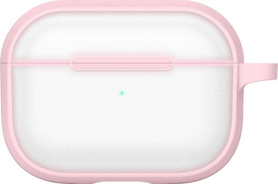 Spigen Color Brick Silicone Case with Keychain Pink for Apple AirPods Pro