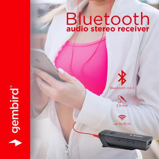 Gembird Bluetooth Автомобил Audio Stereo Receiver за Аудиосистемата (AUX / Аудиоприемник / USB порт за зареждане)