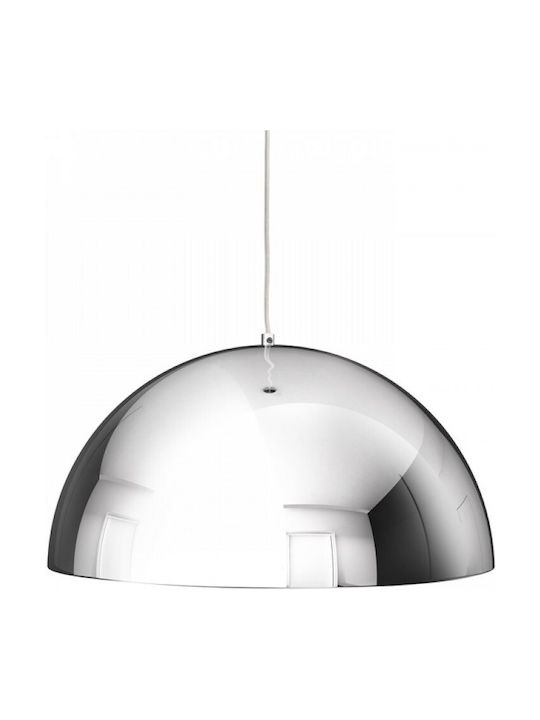 Rendl Light Studio Sintra 40 Pendant Light Single-Light Bell for Socket E27 Silver