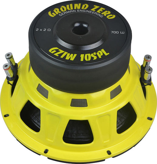 Ground Zero Subwoofer Αυτοκινήτου 10" 700W RMS