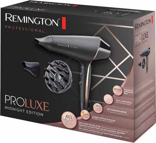 Remington Proluxe Professional Hair Dryer with Diffuser 2400W Midnight