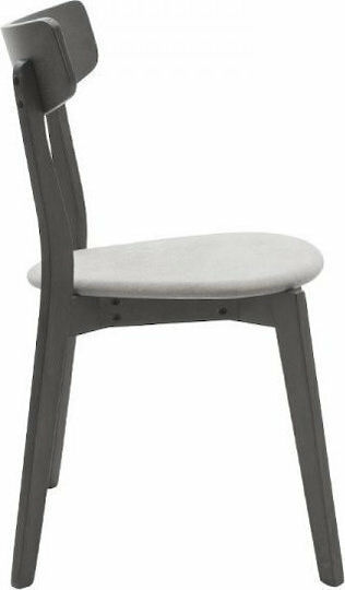 Toto Kitchen Wooden Chair Rustic Grey 45.5x51.5x77cm