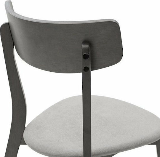 Toto Kitchen Wooden Chair Rustic Grey 45.5x51.5x77cm