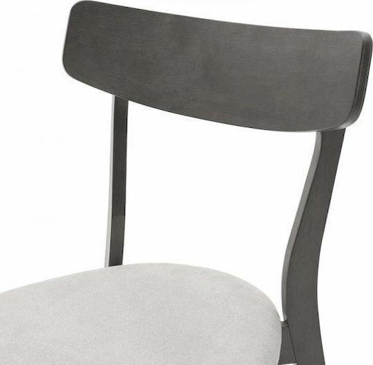 Toto Kitchen Wooden Chair Rustic Grey 45.5x51.5x77cm