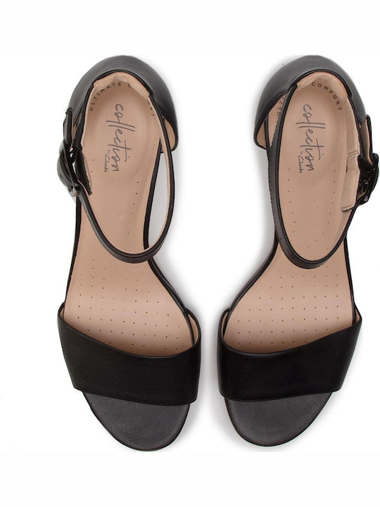 Deva Mae Leather Sandals Anatomic Black