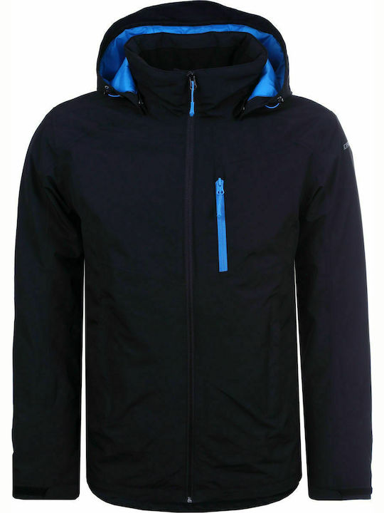 Lanzo Winter Jacket Softshell Waterproof and Windproof Black