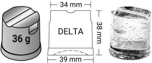 ITV Ice Makers Παγομηχανή mit Tagesproduktion von 153kg Delta MDP150