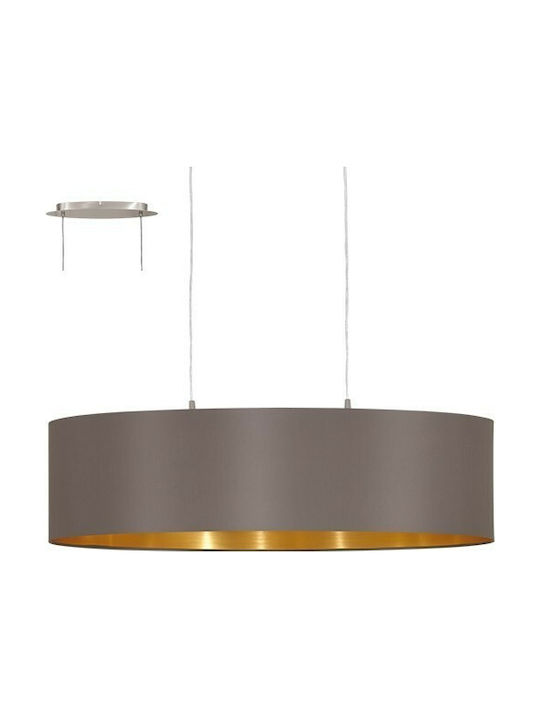 Eglo Maserlo Pendant Light Suspension Rail for Socket E27 Brown