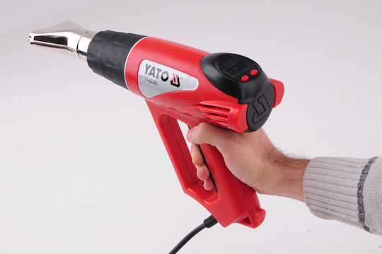 Yato YT-82293 Πιστόλι Θερμού Αέρα 2000W με Ρύθμιση Θερμοκρασίας εως και 550°C