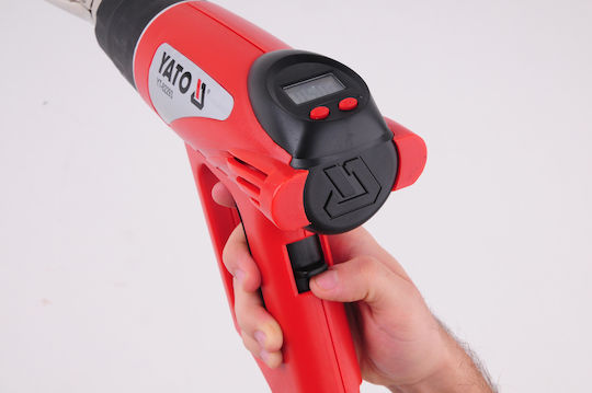 Yato YT-82293 Πιστόλι Θερμού Αέρα 2000W με Ρύθμιση Θερμοκρασίας εως και 550°C