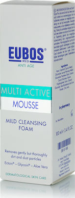 Eubos Пяна Почистване Active Mousse Mild За мазна кожа 100мл