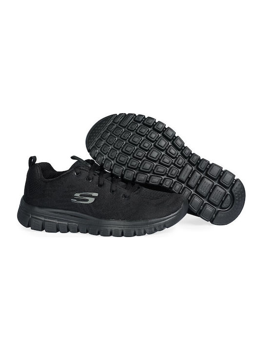 Graceful Get Connected Sport Shoes Running Black