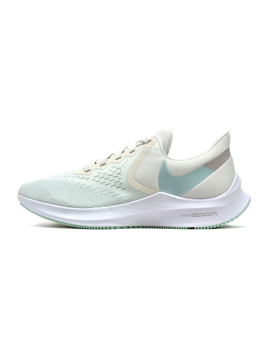 Zoom Winflo 6 Γυναικεία Αθλητικά Παπούτσια Running Μπεζ