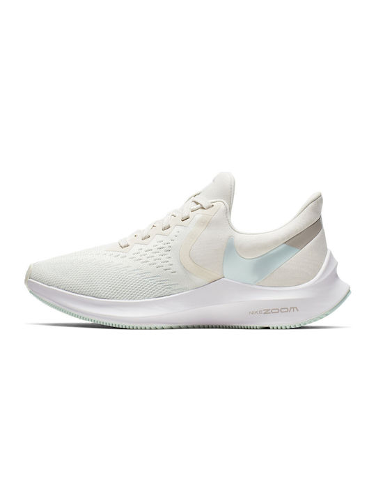 Zoom Winflo 6 Γυναικεία Αθλητικά Παπούτσια Running Μπεζ