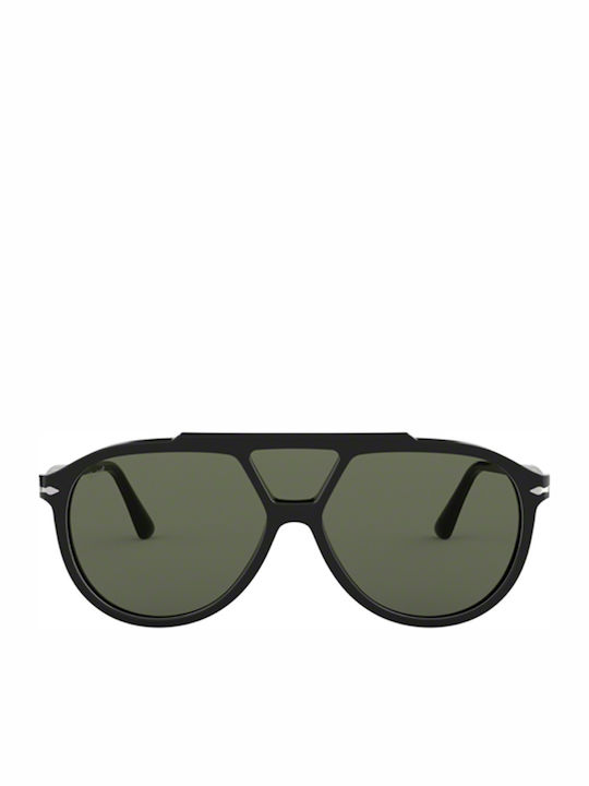 Persol Sonnenbrillen mit Schwarz Rahmen und Schwarz Linse PO3217S 95/31