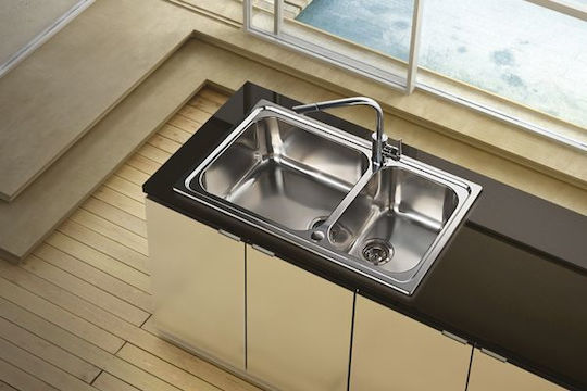 Apell Linear 8520 Ένθετος Αριστερός Inox Μ86xΠ50cm Apell Linear 8520 Ένθετος Αριστερός Inox Μ86xΠ50cm