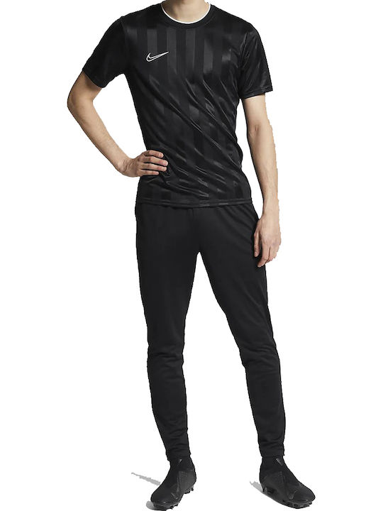 Academy Football Sweatpants Dri-Fit Glossy without Elastic Black