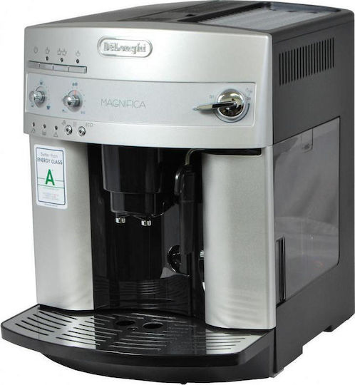 De'Longhi Magnifica ESAM 3200 S Αυτόματη Μηχανή Espresso 1350W Πίεσης 15bar με Μύλο Άλεσης Ασημί