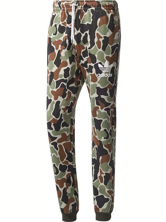 Adidas Men's Camo Sweatpants with Rubber