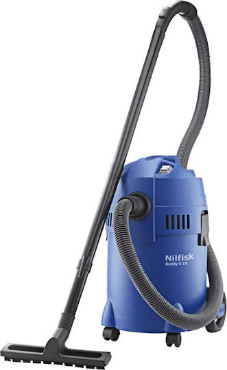 Nilfisk Buddy II 18 Staubsauger Flüssigkeiten / Feststoffe 1200W mit Kunststoff Behälter 18Es