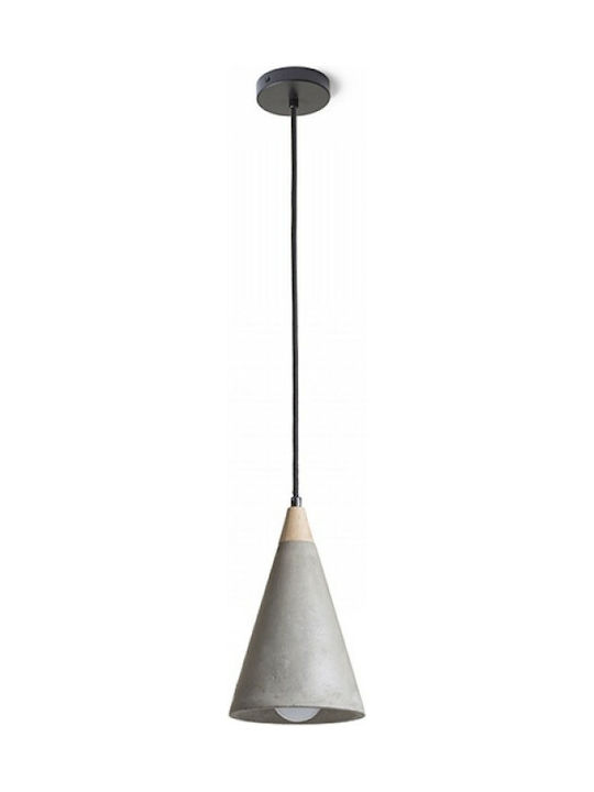 Rendl Light Studio Heidi Pendant Hängelampe Einfaches Licht für Fassung E27 Gray