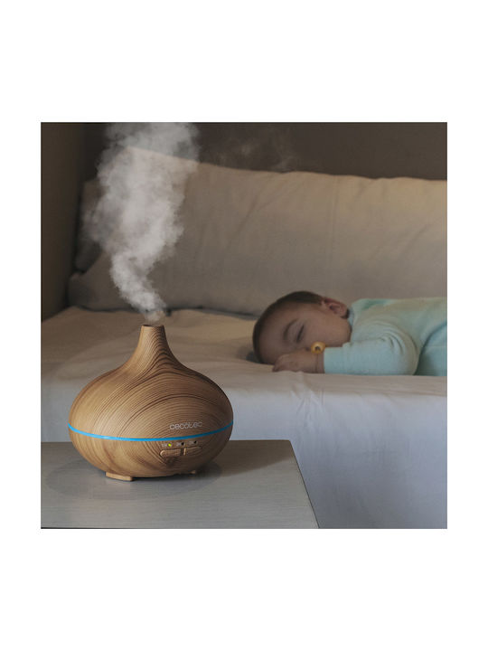 Cecotec Led Ultrasonic Aromatherapy Diffuser Pure Aroma 150 Yang with Timer Brown 150ml CEC-05284