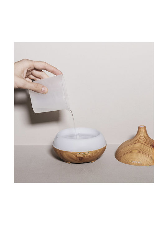 Cecotec Led Ultrasonic Aromatherapy Diffuser Pure Aroma 150 Yang with Timer Brown 150ml CEC-05284