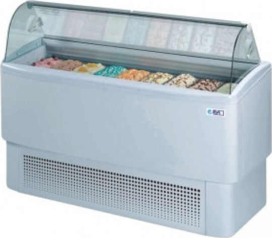 Isa Fiji 6 RV Commercial Ice Cream Freezer H124.7xW121.4xD63cm