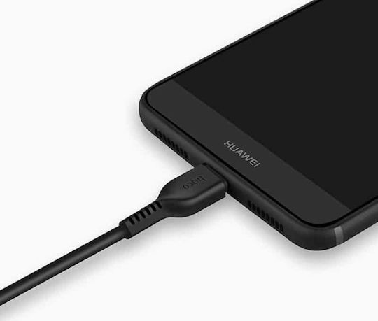 Hoco X20 Flash Regular USB 2.0 Cablu USB-C bărbătesc - USB-A 18W Negru 2m