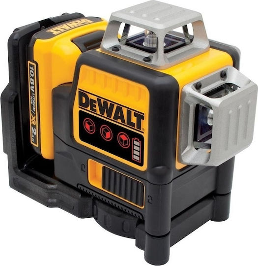 Dewalt DCE089D1R Αυτορυθμιζόμενο Γραμμικό Αλφάδι Laser Κόκκινης Δέσμης 10.8V με Εύρος Εργασίας 15m