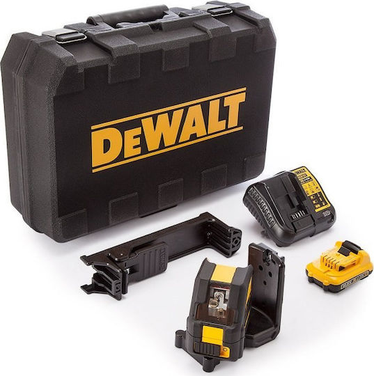 Dewalt DCE088D1R Αυτορυθμιζόμενο Γραμμικό Αλφάδι Laser Κόκκινης Δέσμης 10.8V με Εύρος Εργασίας 15m
