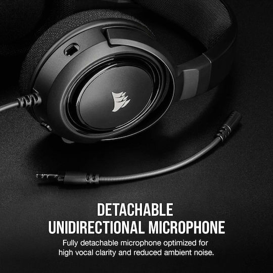 Corsair HS35 Über Ohr Gaming-Headset mit Verbindung 3,5mm Schwarz