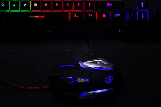 Zeroground KB-1700GUMS Arai Σετ Gaming Πληκτρολόγιο με RGB φωτισμό & Ποντίκι (Αγγλικό US)