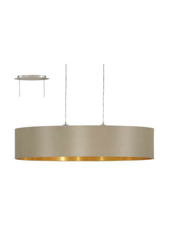 Eglo Maserlo Pendant Light Suspension for Socket E27 Brown